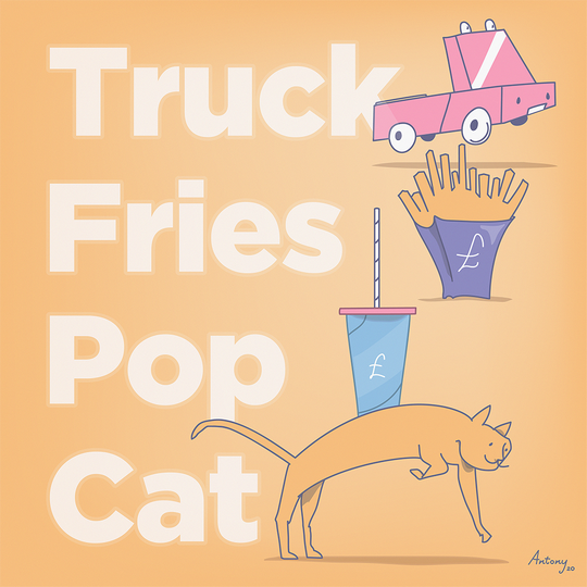 Truck Fries Pop Cat